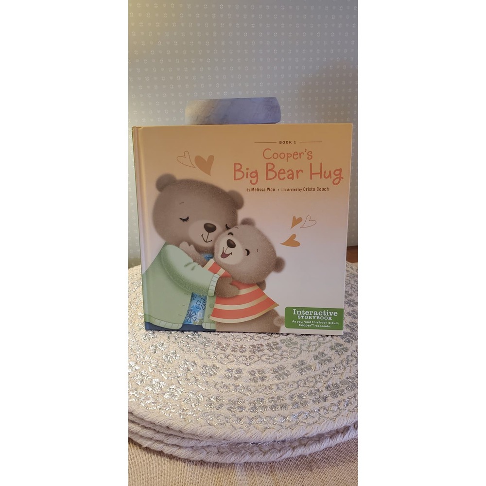 Hallmark Cooper's Big Bear Hug Interactive Storybook - Book 1 - Hardcover -